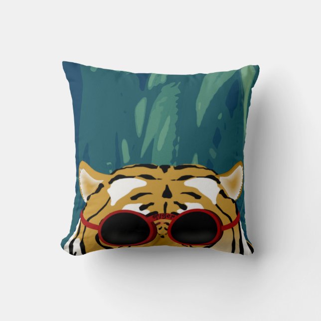 Tiger-Kissen Kissen (Vorderseite)