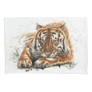 Tiger Kissenbezug