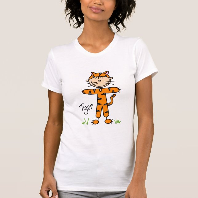 Tiger kleiden oben T - Shirts und Geschenke (Vorderseite)