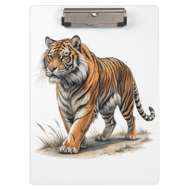 Tiger Klemmbrett (Vorderseite)