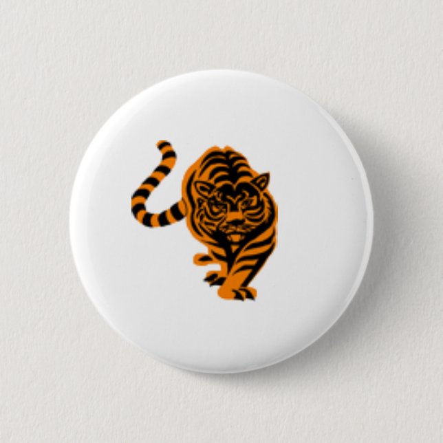 TIGER-KNOPF BUTTON (Vorderseite)