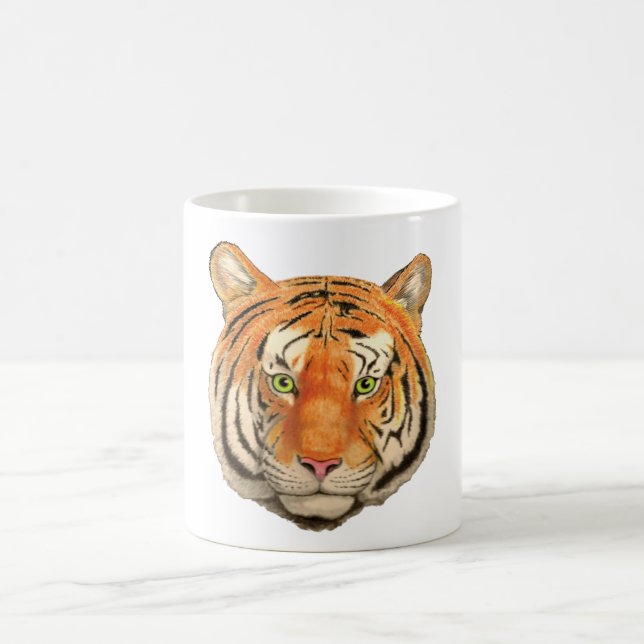 Tiger-Kopf Tasse (Mittel)