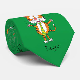 Tiger Krawatte Niedlich Funny