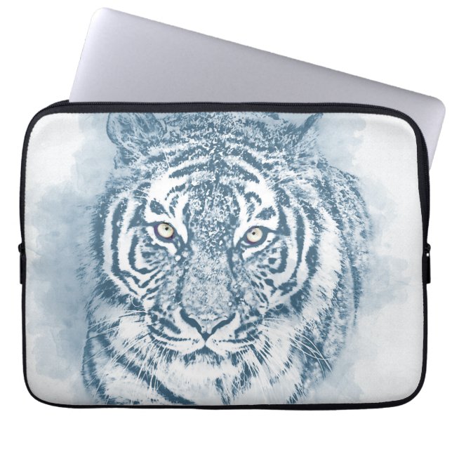Tiger Laptopschutzhülle (Vorderseite)