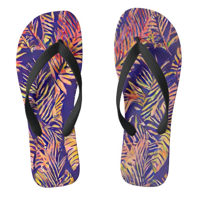 Tiger Leaf Flip Flops (Fußbett)