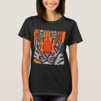 Tiger (lebhaft) - T - Shirt für Frauen