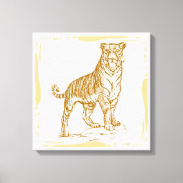 Tiger Leinwanddruck