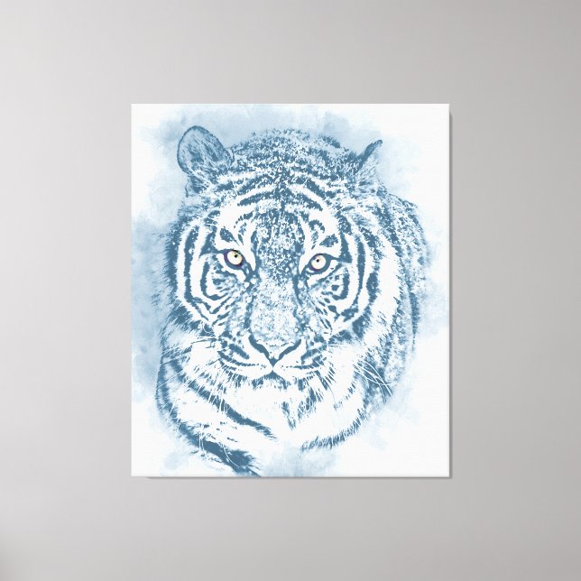 Tiger Leinwanddruck (Vorderseite)