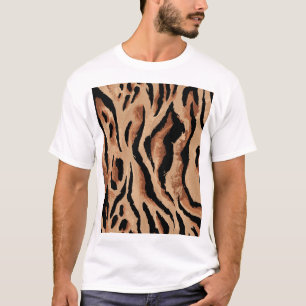Tiger Leopard: Tierhaut nahtlos T-Shirt