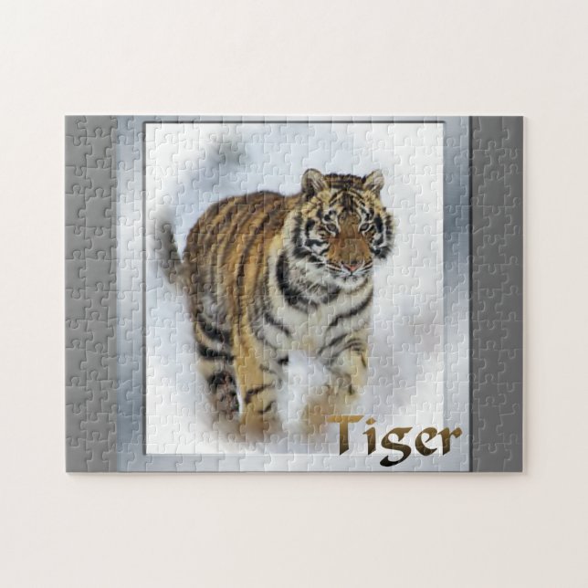 Tiger-Liebe Puzzle (Horizontal)