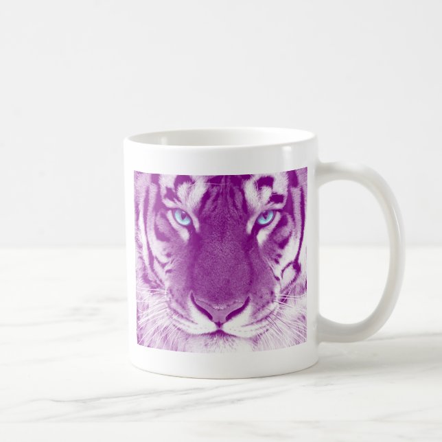 Tiger lila kaffeetasse (Rechts)