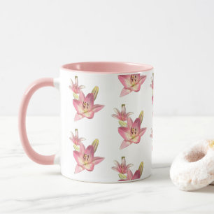 Tiger-Lilie-Blumen-Tasse Tasse
