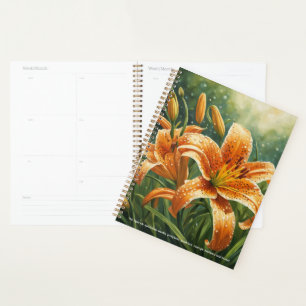 Tiger-Lilie-Kalender Planer