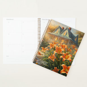 Tiger-Lilie-Kalender Planer