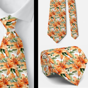 Tiger-Lilie Orange Stargazer-Lilie Lilien Krawatte