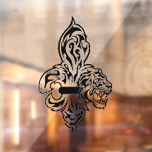 Tiger Lilie Window Decal