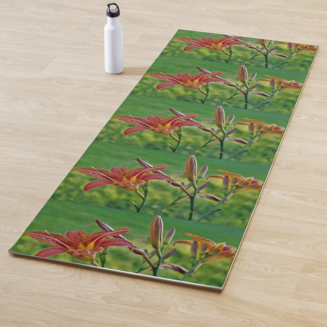Tiger-Lilien Yogamatte (Beispiel)