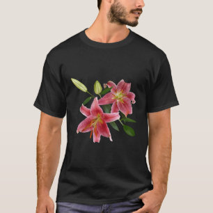 Tiger Lilies Blume Kunst, Dichtung und Musik T-Shirt