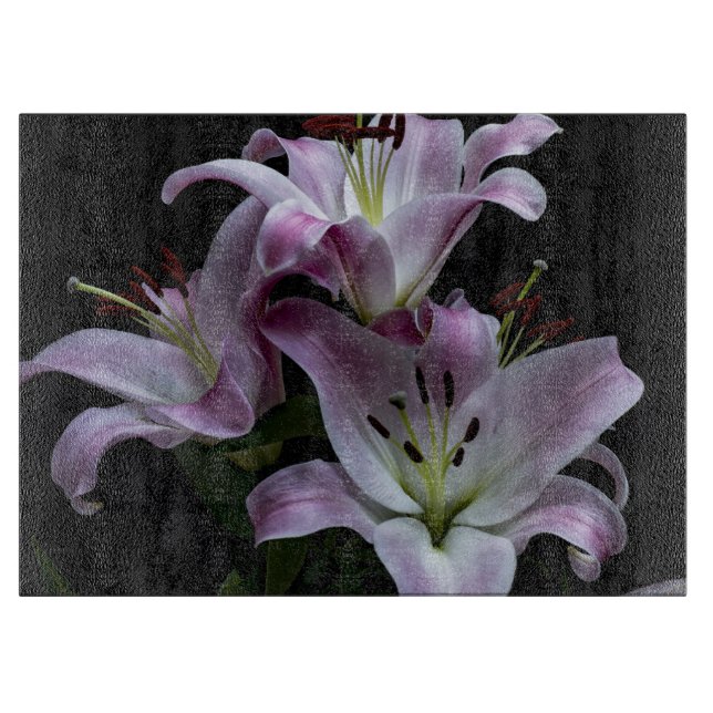 Tiger Lilies Cutting Board Schneidebrett (Vorderseite)