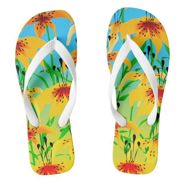 Tiger Lilies Flip Flops (Fußbett)