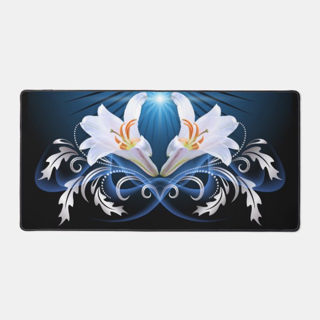 Tiger Lilies Schreibtischunterlage (Vorderseite)