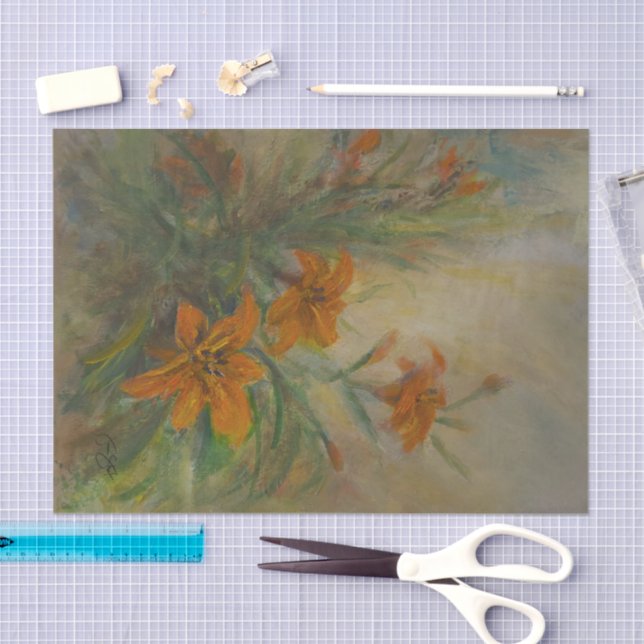 Tiger Lilies Seidenpapier (Handwerk)