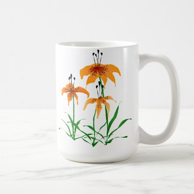 Tiger Lilies Tasse (Rechts)