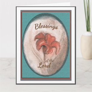 Tiger Lilly Blessing Karte