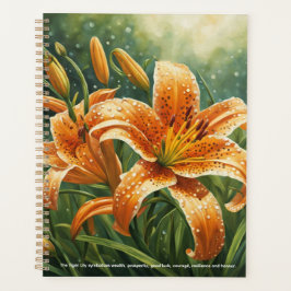 Tiger Lily Calendar Planer