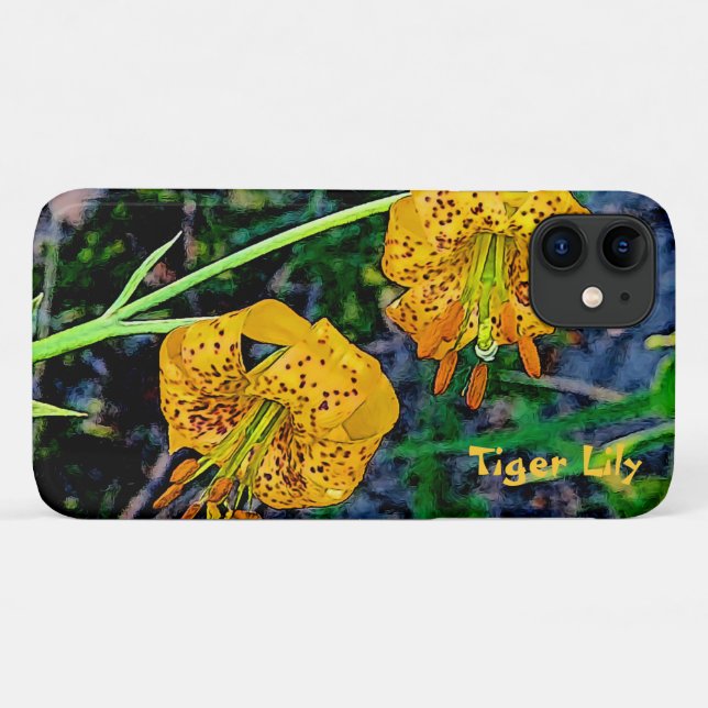 Tiger Lily Case-Mate iPhone Hülle (Rückseite (Horizontal))
