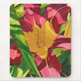 Tiger Lily Floral Mousepad