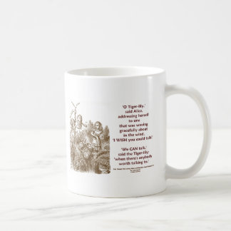Tiger-Lily kann mit Wunderland sprechen Tasse