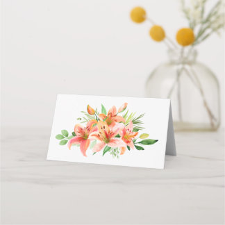 Tiger Lily Placecards Platzkarte