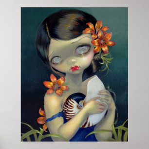 Tiger Lily, Tiger Nautilus ART DRINT Großaugenfee Poster