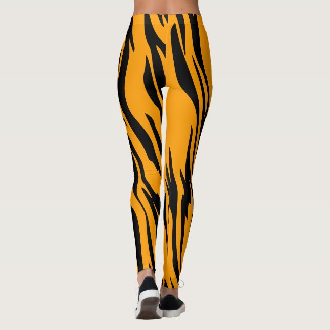 Tiger Lines Leggings: Stilgefühl und Komfort Leggings (Rückseite)