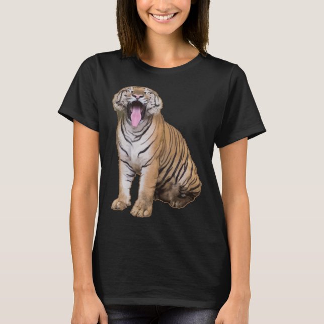 TIGER LION JAGUAR LEOPARD HEAD TIERE SUPPORT T-Shirt (Vorderseite)