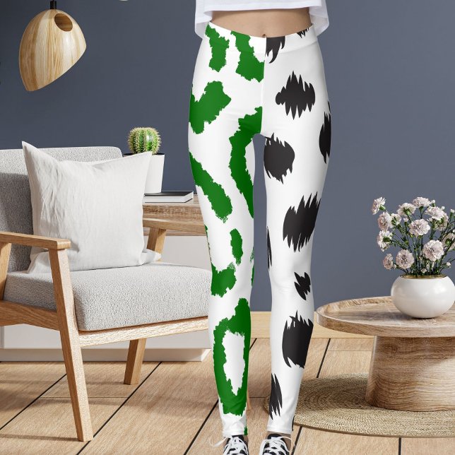 Tiger Loepard Big Cat Muster Spots Print Animal Leggings (Von Creator hochgeladen)