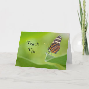 Tiger Longwing danken Ihnen zu kardieren Dankeskarte