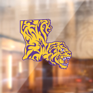 Tiger Louisiana Window Decal Fensteraufkleber