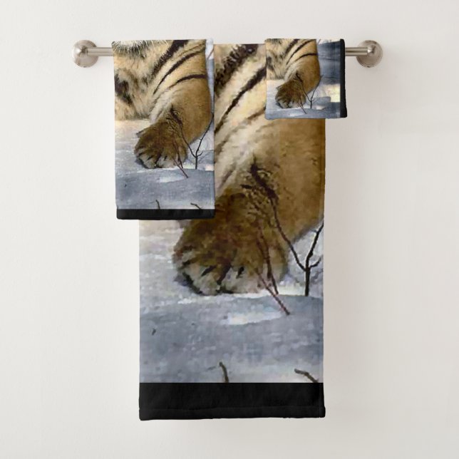 Tiger Lovers Badhandtuch Set (Insitu)