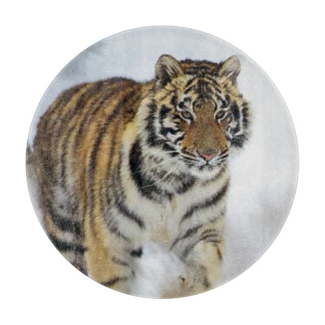 Tiger Lovers Kunst Schneidebrett (Vorderseite)