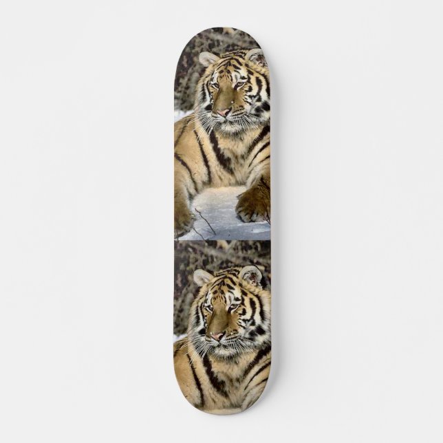 Tiger Lovers Kunstgeschenke Skateboard (Vorne)