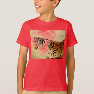 Tiger Malerei Kunst, Dichtung und Musik T-Shirt