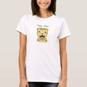 Tiger-Mama-verärgerte Tiger-Mutter-große T-Shirt