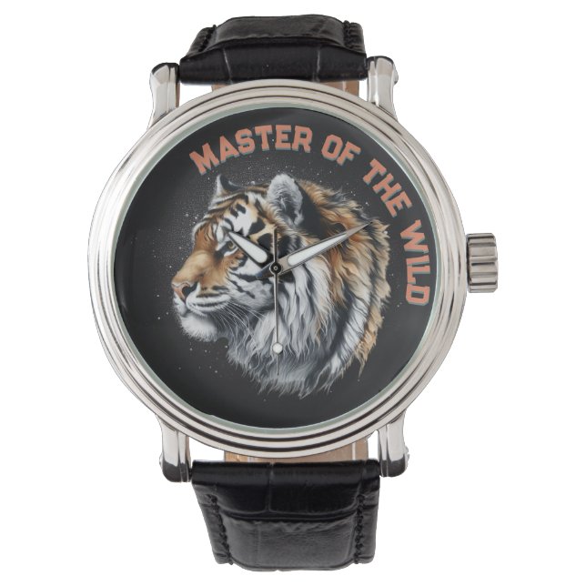Tiger Master of the Wild Armbanduhr (Vorderseite)