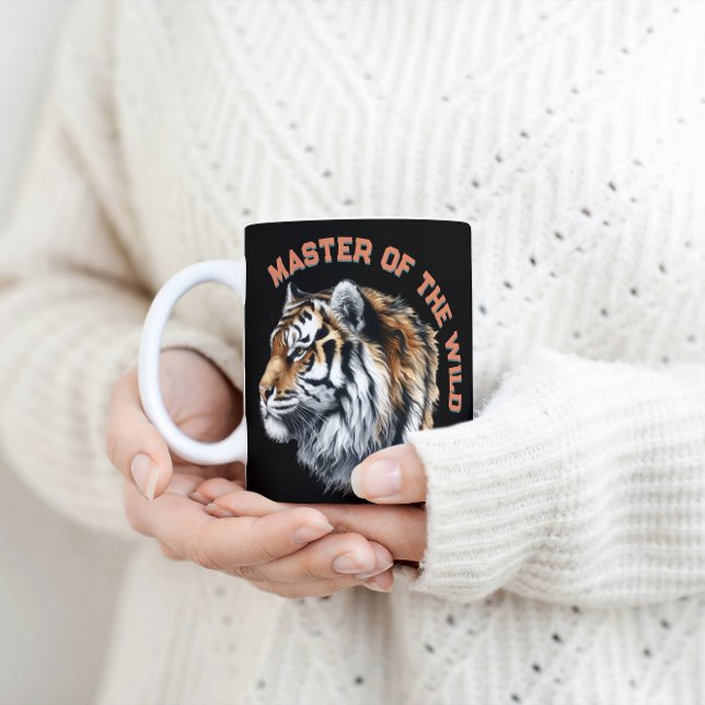 Tiger Master of the Wild Kaffeetasse (Von Creator hochgeladen)