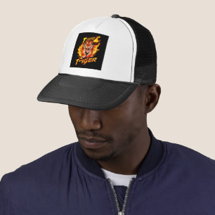 Tiger Men Trucker Hat Truckerkappe