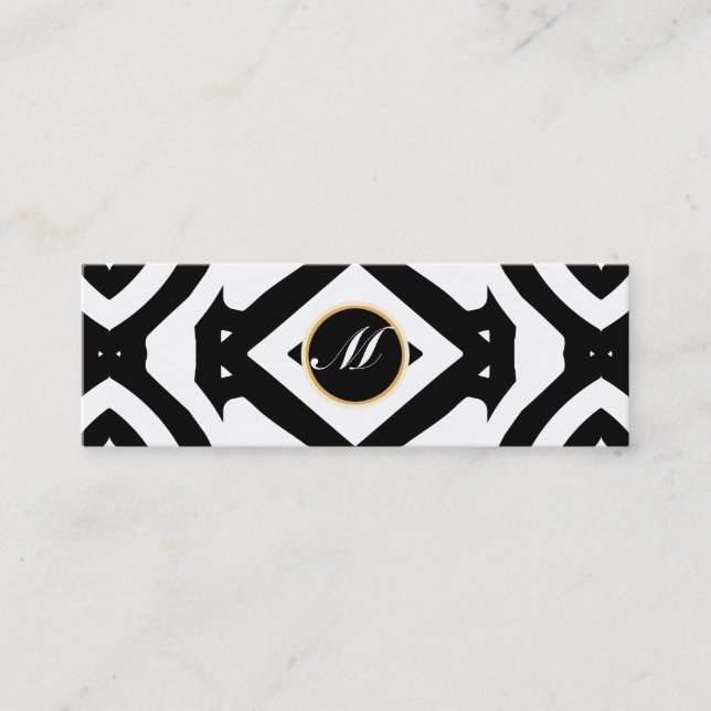 Tiger Mini Visitenkarte (Vorderseite)