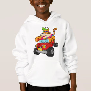 Tiger mit Auto Hoodie