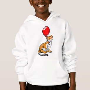 Tiger mit Ballon Hoodie